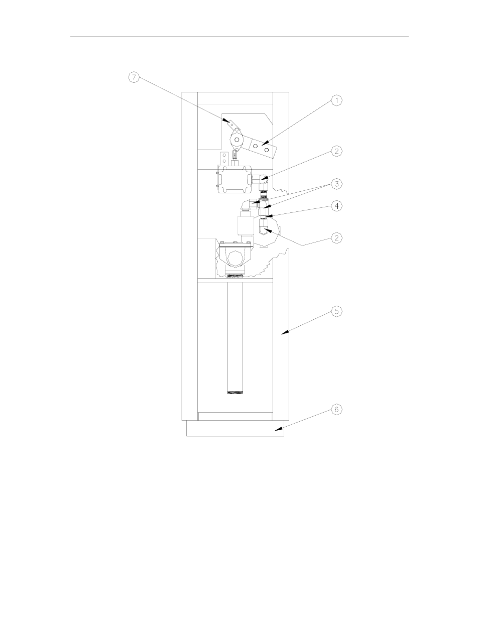 216s chassis - side view | Gasboy 215S User Manual | Page 15 / 18