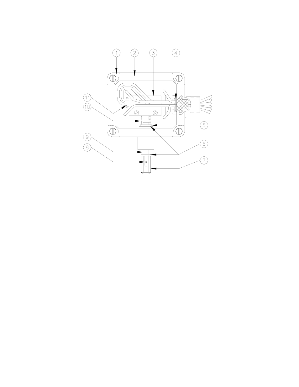 Switch housing and wire assembly | Gasboy 215S User Manual | Page 16 / 18