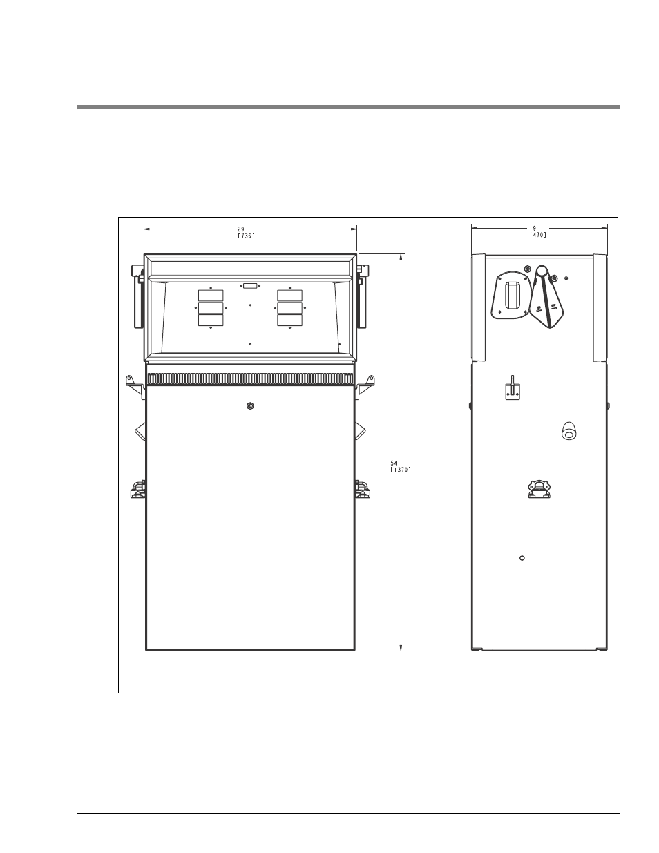 Appendix: atlas diagrams, Elevation diagrams | Gasboy Atlas Fuel Systems Installation Manual User Manual | Page 77 / 100