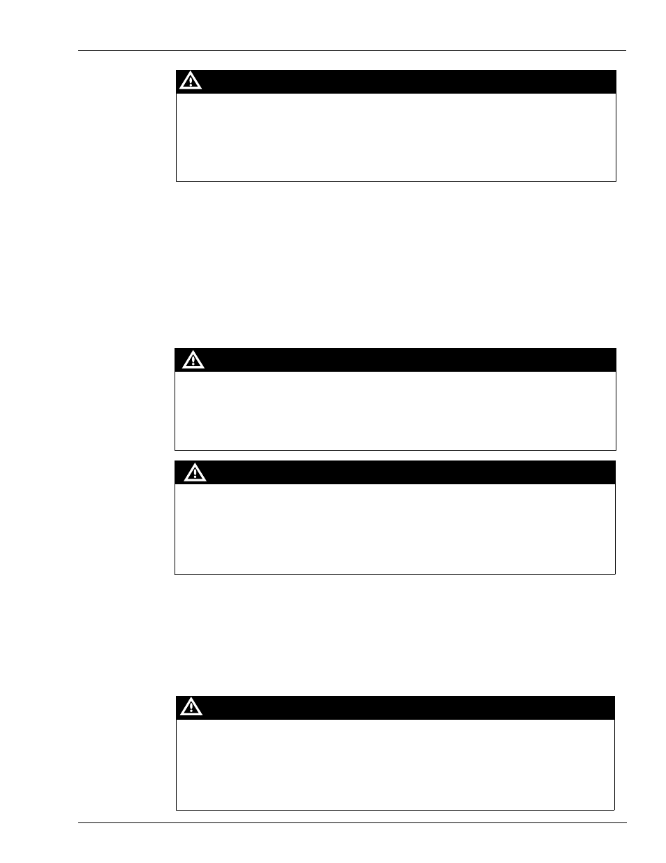 Warning | Gasboy Atlas Start-up User Manual | Page 217 / 230