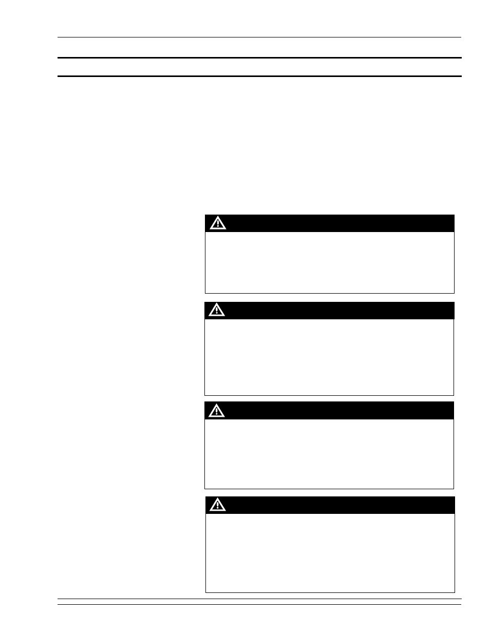 Warning, Caut warning | Gasboy Atlas Fuel Systems Owner Manual User Manual | Page 69 / 80