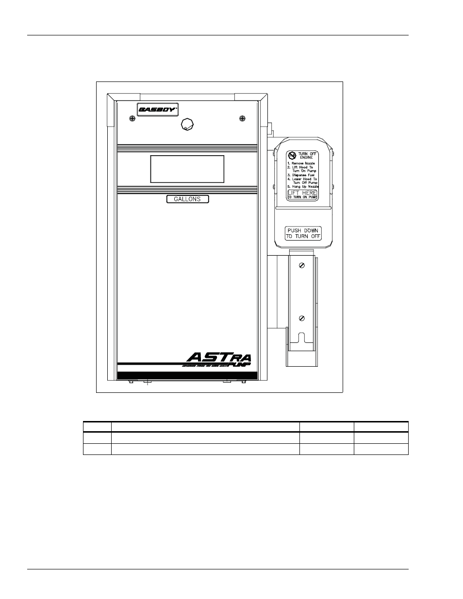 Remote register - front view | Gasboy 9120K Series Service Manual User Manual | Page 34 / 40