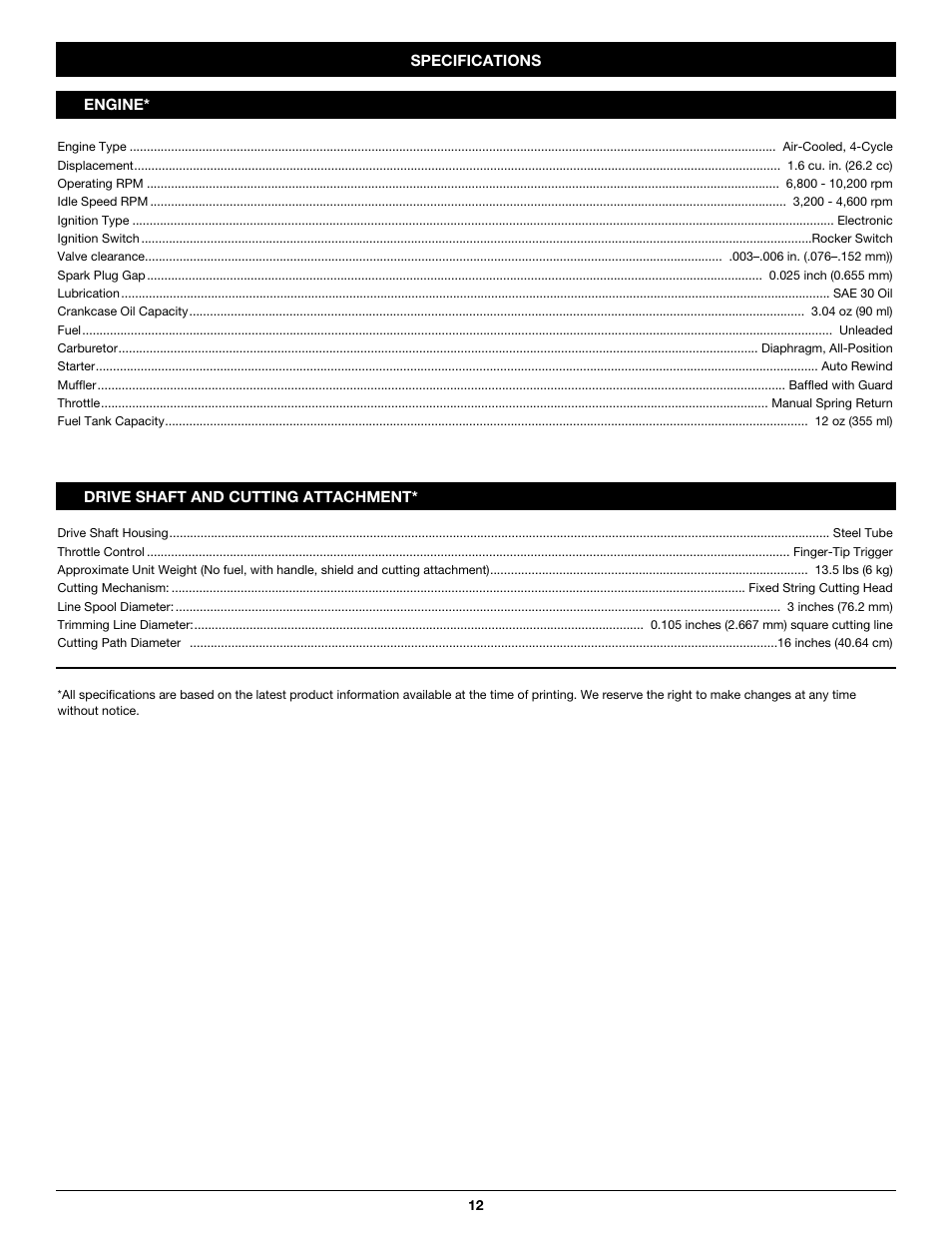 Cub Cadet CC4065 User Manual | Page 12 / 44