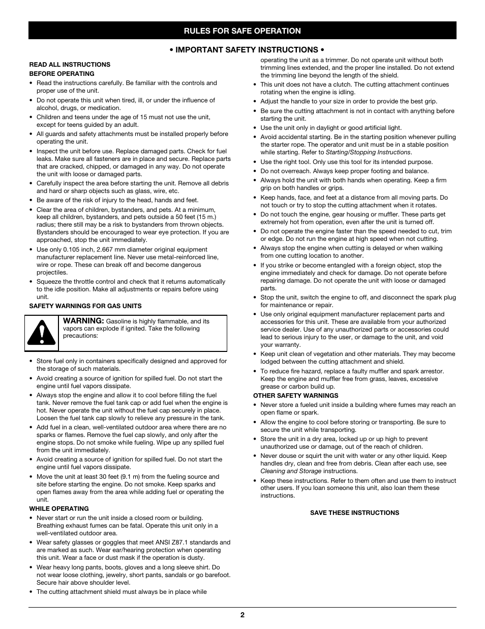 Cub Cadet CC4065 User Manual | Page 2 / 44