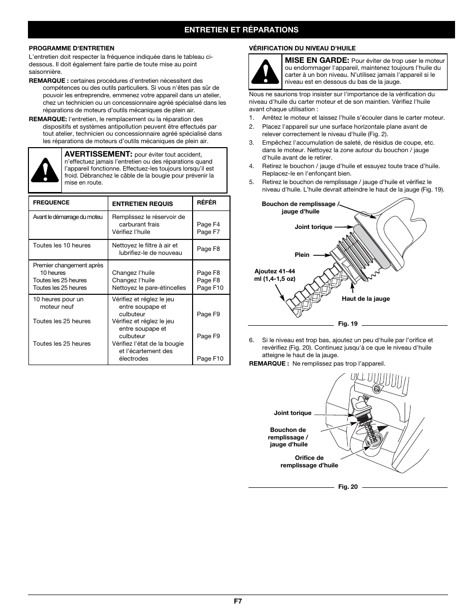 Cub Cadet CC4065 User Manual | Page 21 / 44