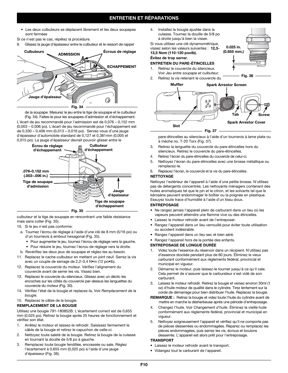 Cub Cadet CC4065 User Manual | Page 24 / 44