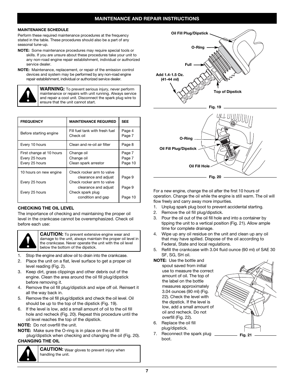 Cub Cadet CC4065 User Manual | Page 7 / 44