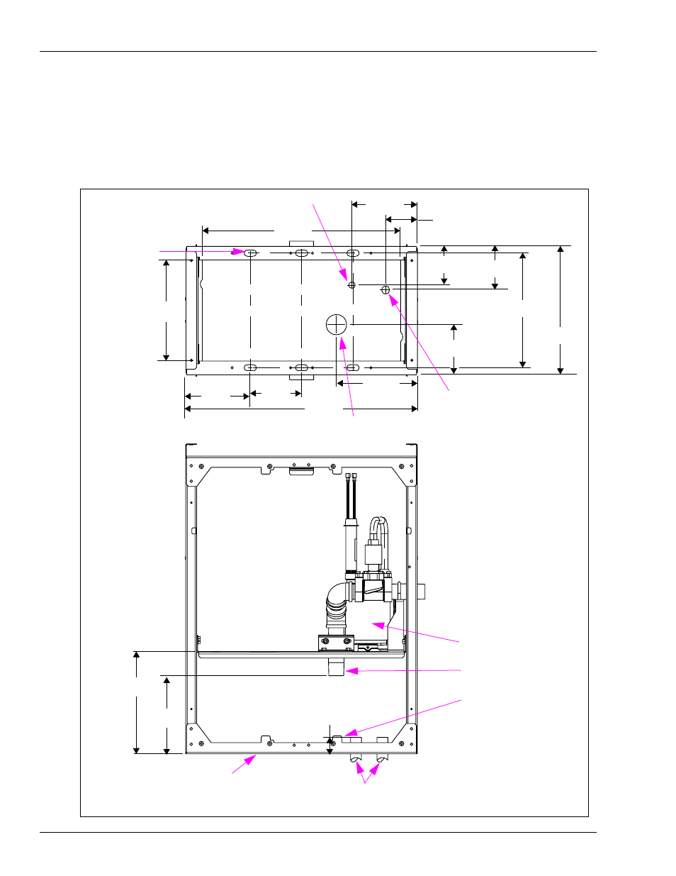 Base layout, Model 9216k, Figure 3-3 | Gasboy 9216K User Manual | Page 16 / 36