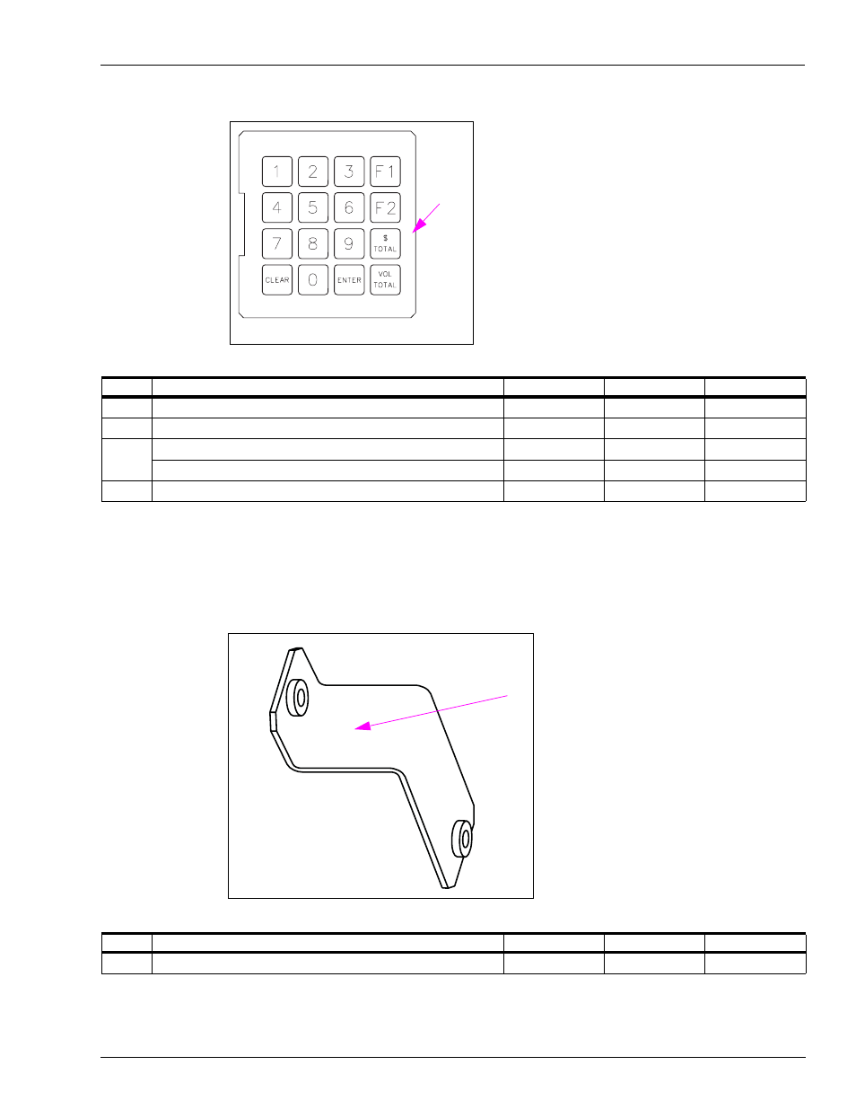 Display panel stop bracket | Gasboy Atlas Commercial Series User Manual | Page 89 / 180