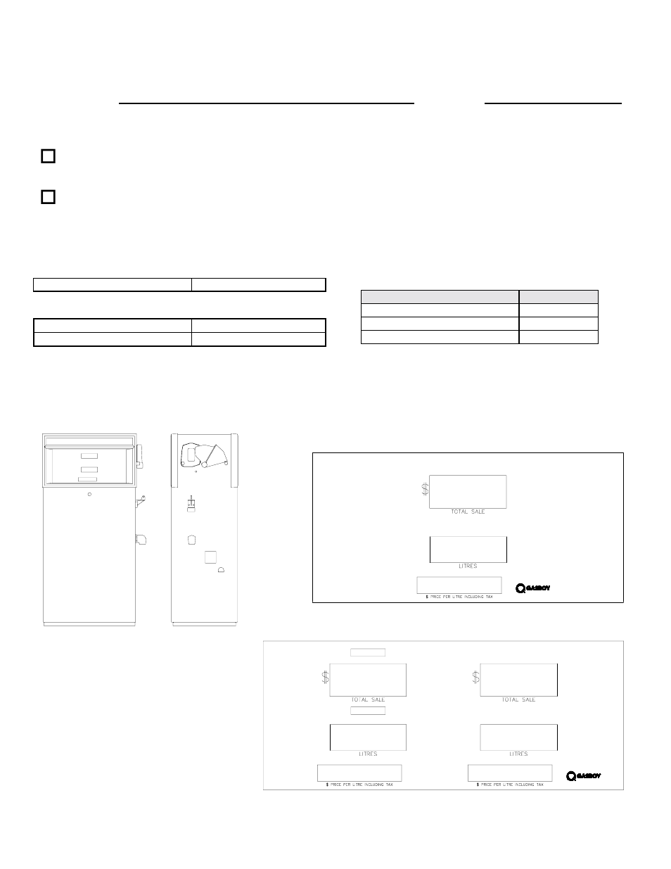 Gasboy 8753E User Manual | 2 pages