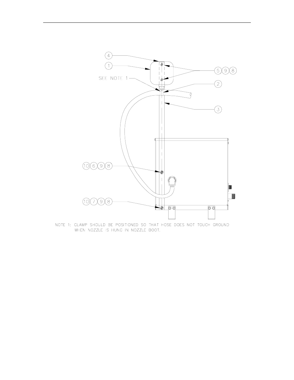 High hose retriever option | Gasboy 9820Q User Manual | Page 31 / 35