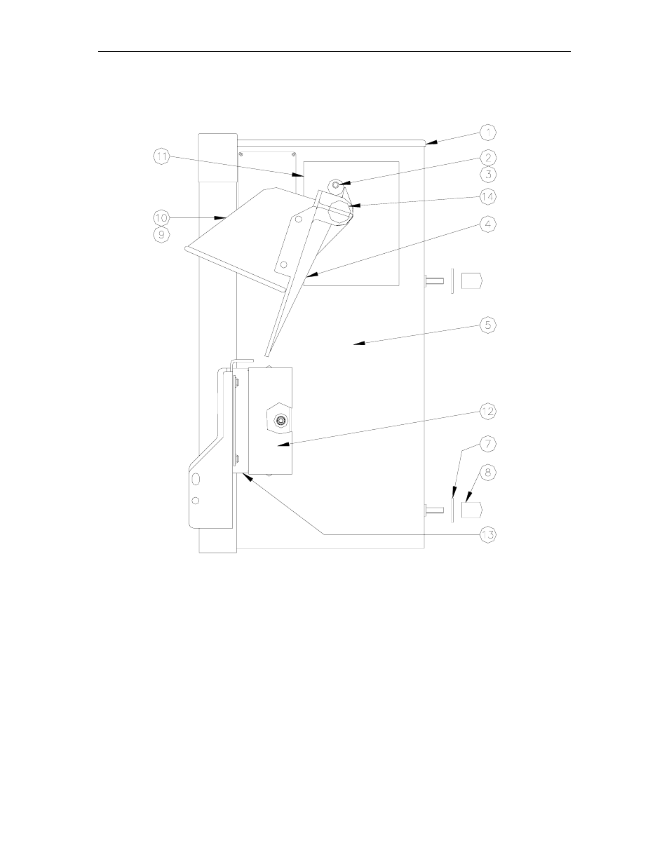 Remote register - side view | Gasboy 9820Q User Manual | Page 7 / 35