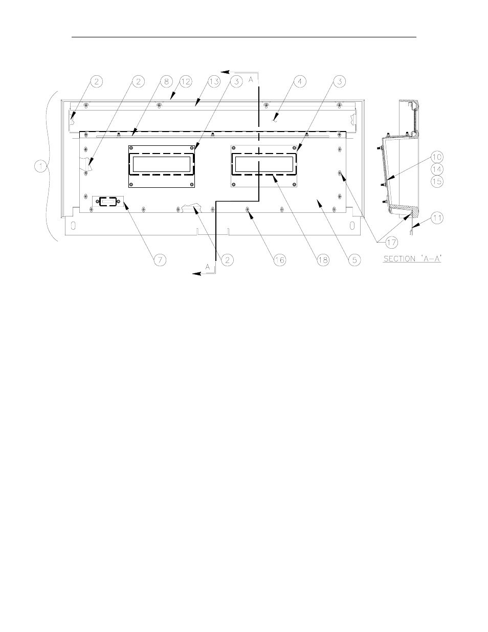 9800a twin dial enclosure assembly | Gasboy 9800A Series User Manual | Page 52 / 125