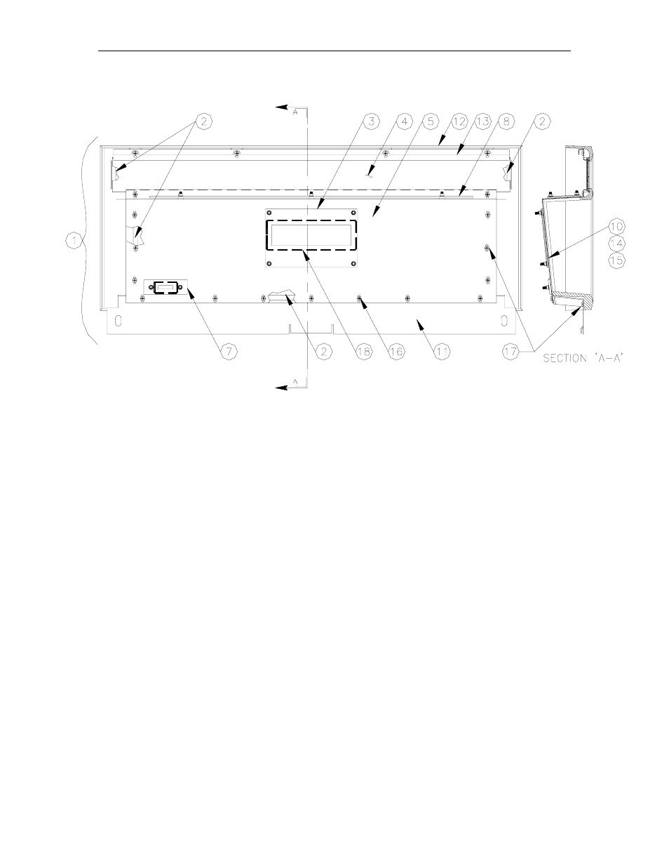 9840a, 9840ax dial enclosure assembly | Gasboy 9800A Series User Manual | Page 53 / 125