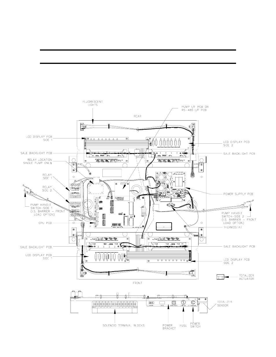 Electronic head assembly | Gasboy 9800A Series User Manual | Page 21 / 77
