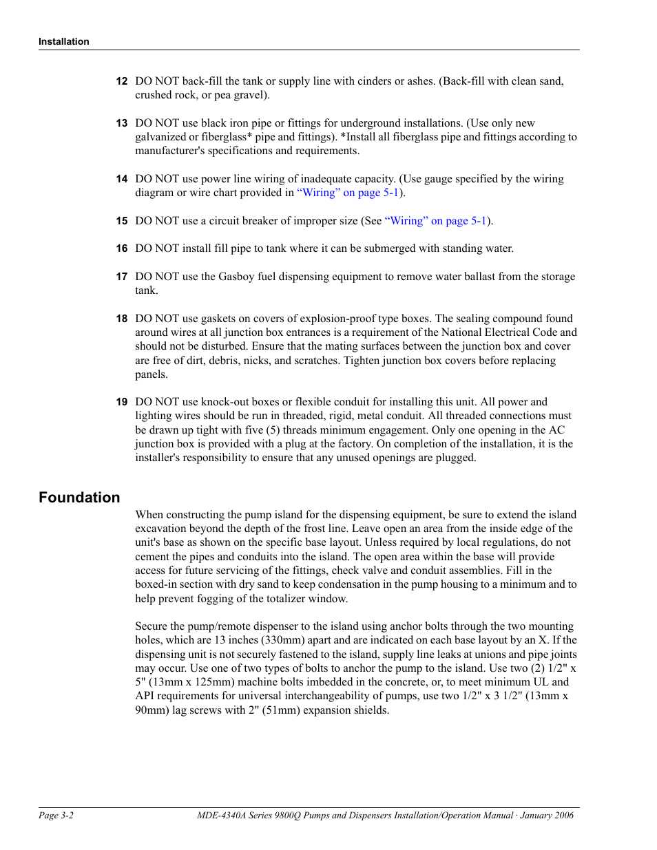 Foundation, Foundation -2 | Gasboy 9800Q Series User Manual | Page 14 / 82
