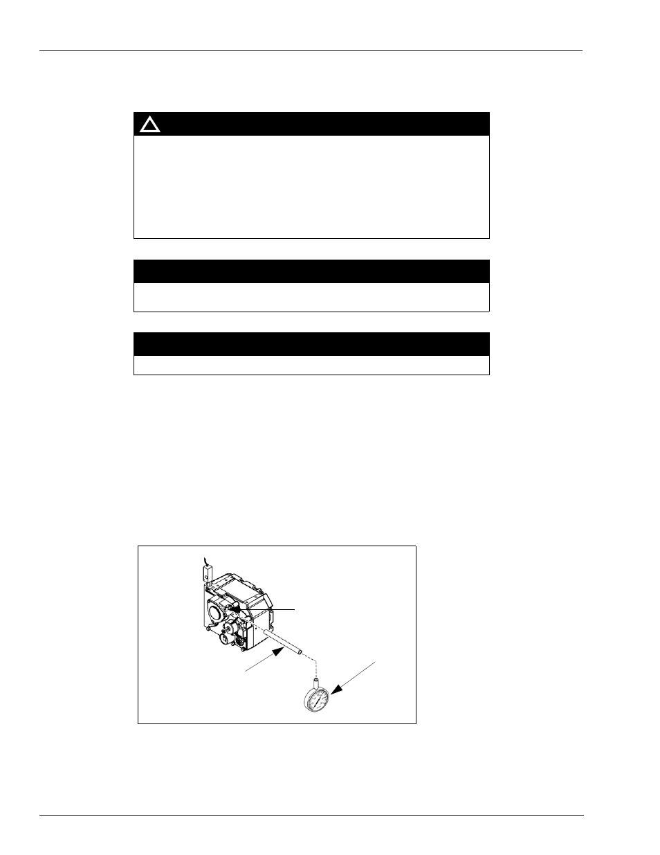 Checking pump vacuum, Warning, Caution | Gasboy Blackmer GDP User Manual | Page 30 / 34