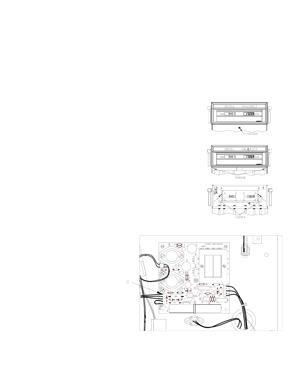 Gasboy 9800 Rear Totalizer Kit User Manual | 2 pages