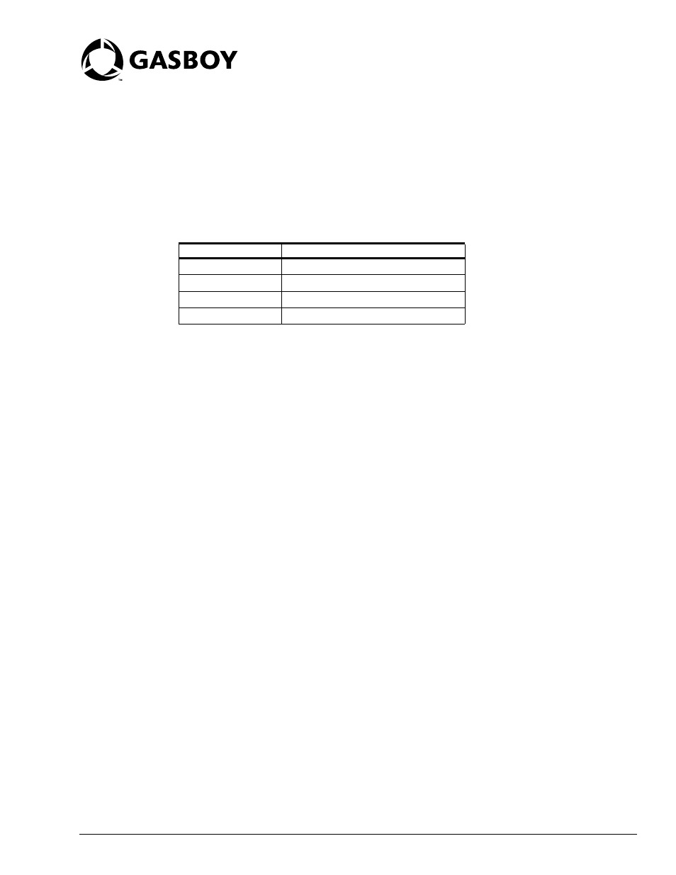 Gasboy EQ 25 XXX User Manual | 8 pages