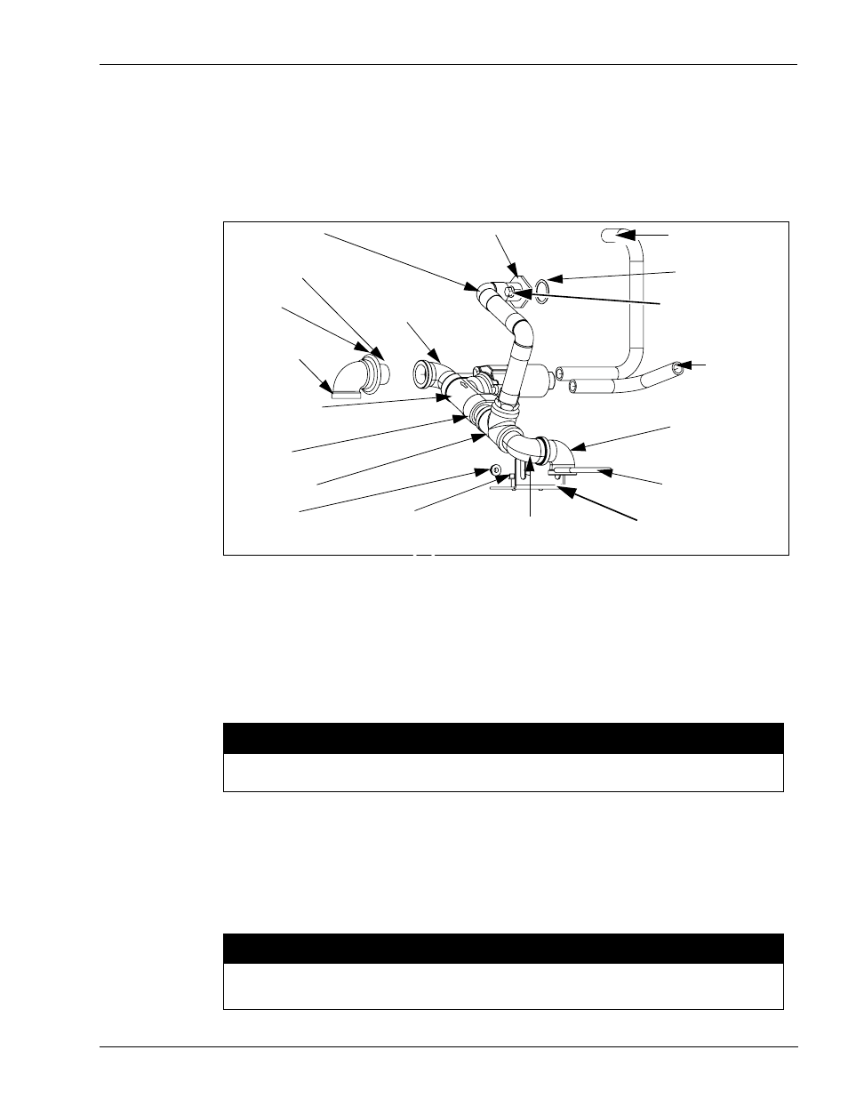 Discharge line assembly, Caution | Gasboy Hi-Flow Sat Pipng Conversion Kits User Manual | Page 9 / 12