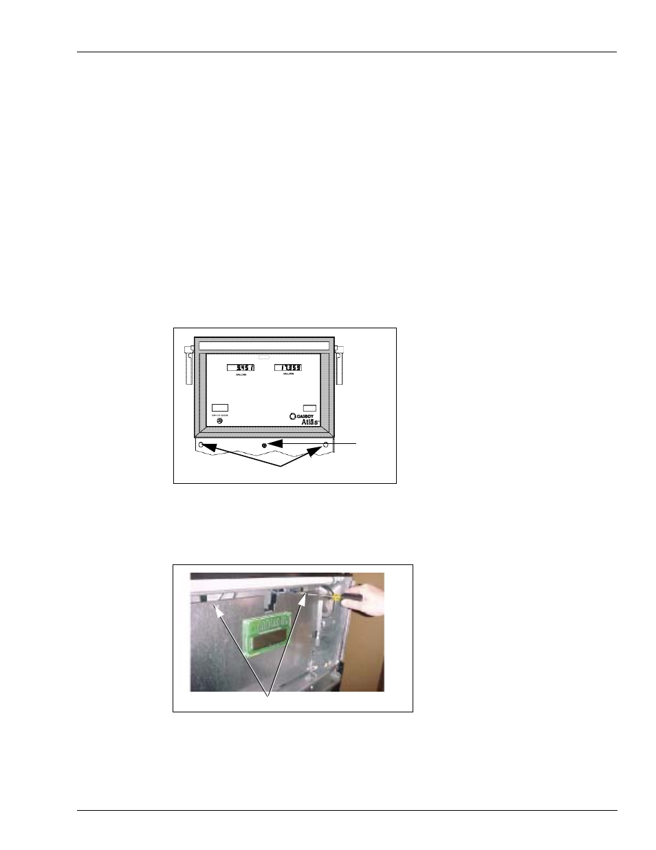 Installing the atlas submersible drive relay kit, Preparing for the installation, Installing the atlas submersible drive relay kits | 1 unlock and remove the front panel | Gasboy Submersible Drv Relay Kit User Manual | Page 5 / 8