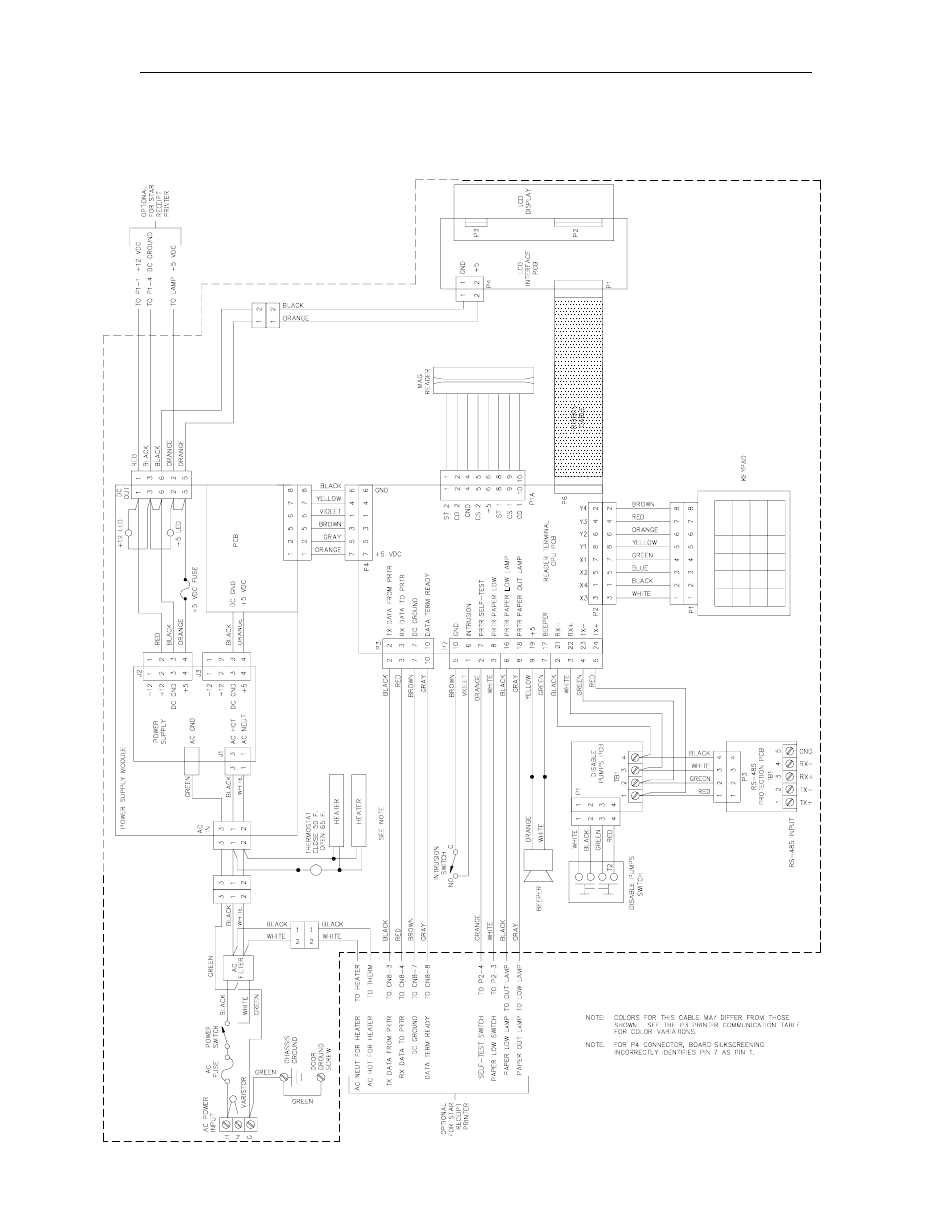 Mag island card reader wiring | Gasboy CFN Series Diagnostic Manual User Manual | Page 121 / 428