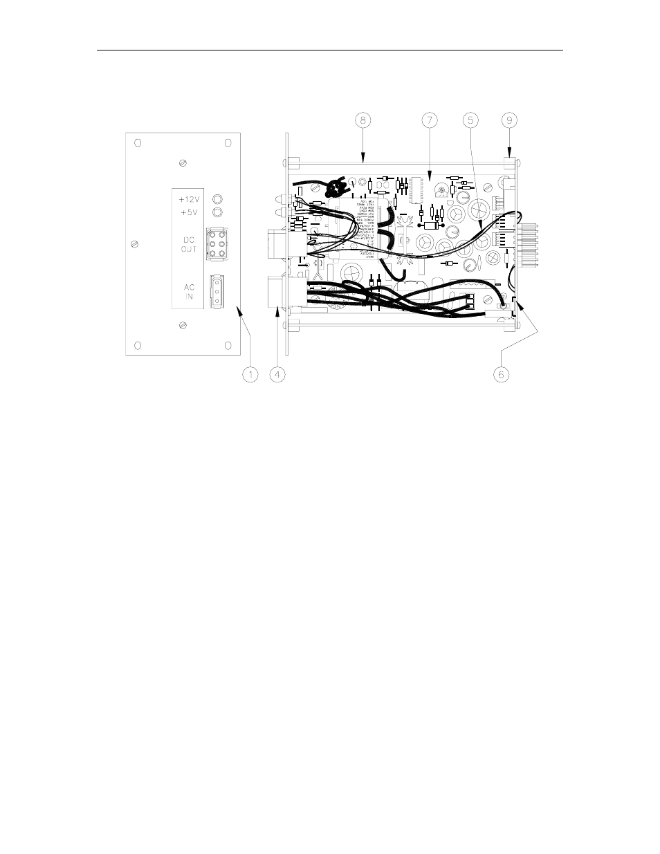 Power supply parts - icr with star printer | Gasboy CFN Series Diagnostic Manual User Manual | Page 170 / 428