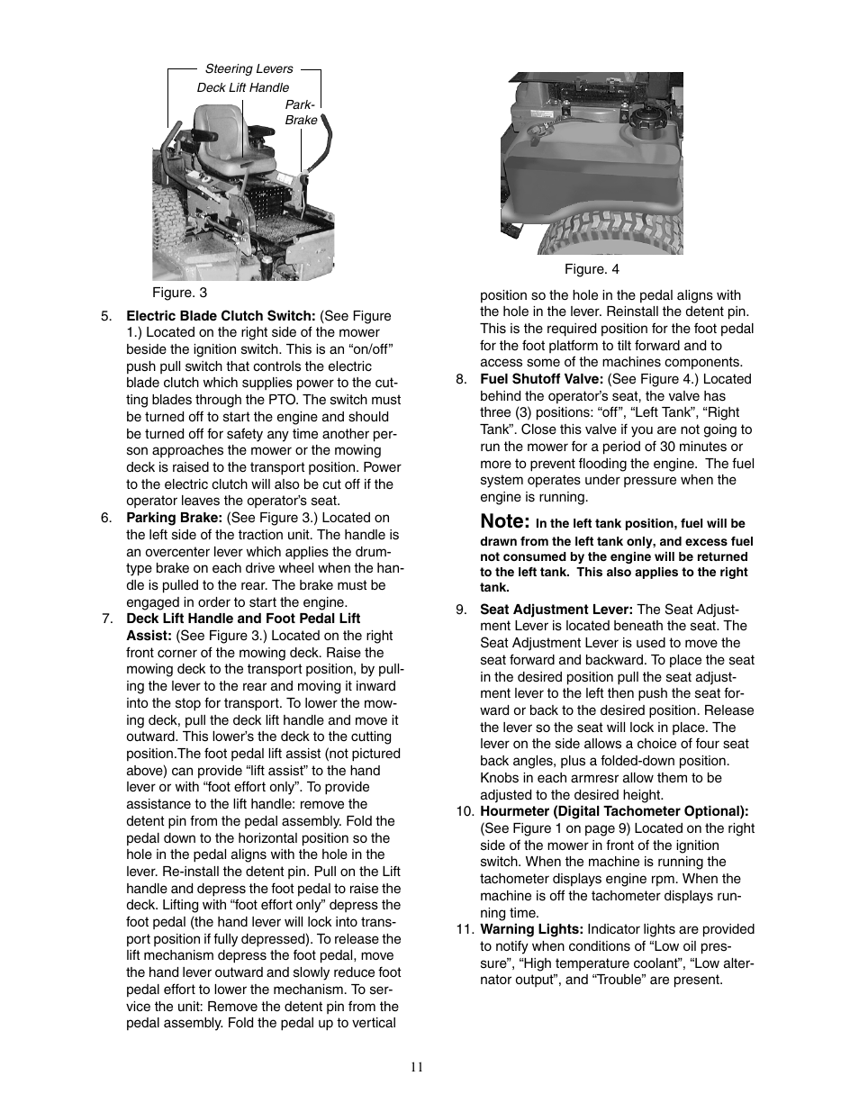 Cub Cadet Fabricated Deck InDirect Injection Diesel User Manual | Page 11 / 32