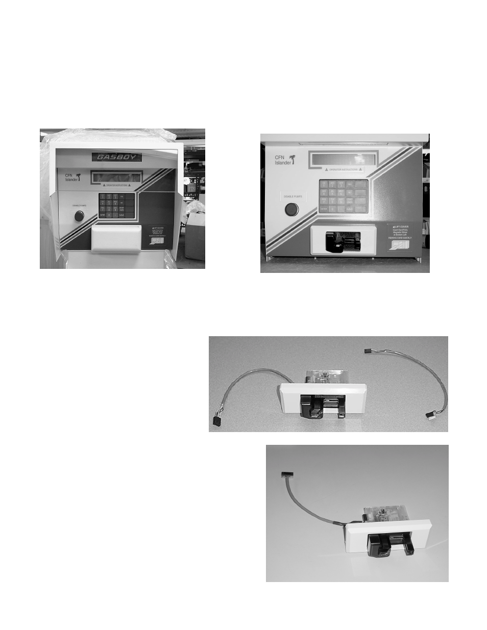 Gasboy Islander Card Reader Retrofit User Manual | 4 pages