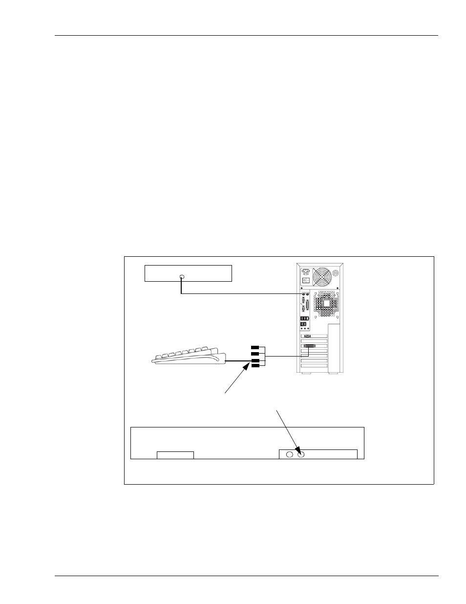 Profit point plus pos keyboard wiring, Pos keyboard connected to serial port | Gasboy CFN Series Profit Point PLUS User Manual | Page 31 / 36