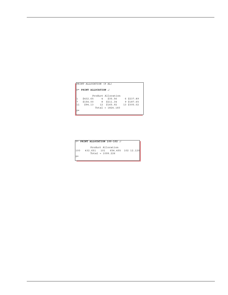 How to print currently allocated amounts, How to remove an allocation number, How to remove an a llocation number | Gasboy CFN III Mgnr's Mnl V3.4 User Manual | Page 155 / 336