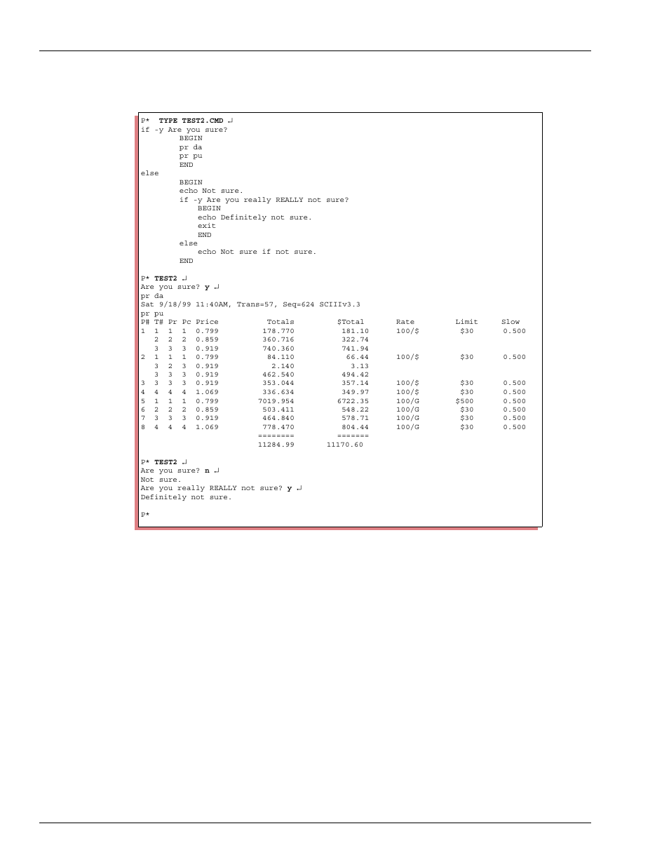 How to use loops in command files | Gasboy CFN III Mgnr's Mnl V3.4 User Manual | Page 210 / 336