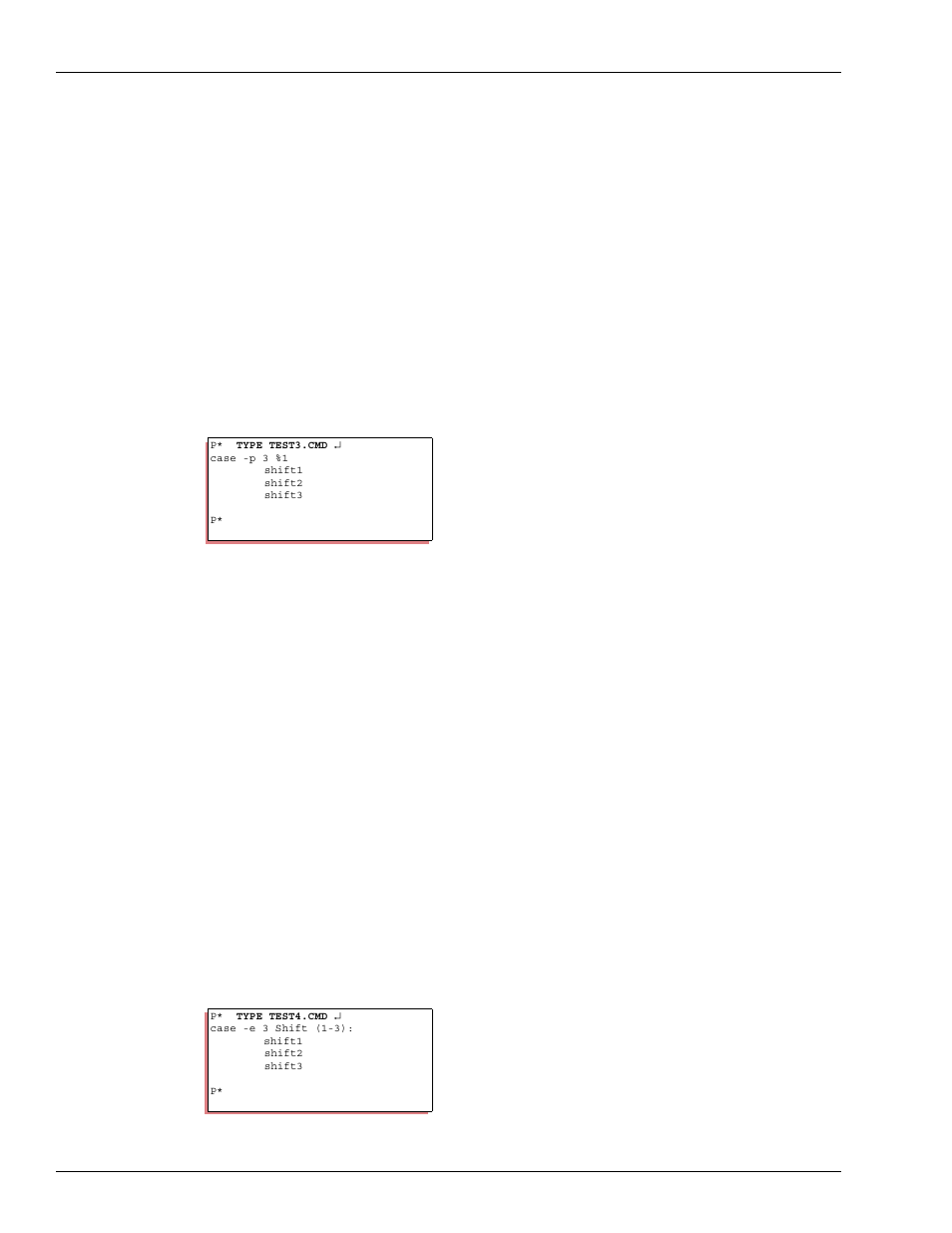 How to use case statements in command files | Gasboy CFN III Mgnr's Mnl V3.4 User Manual | Page 212 / 336