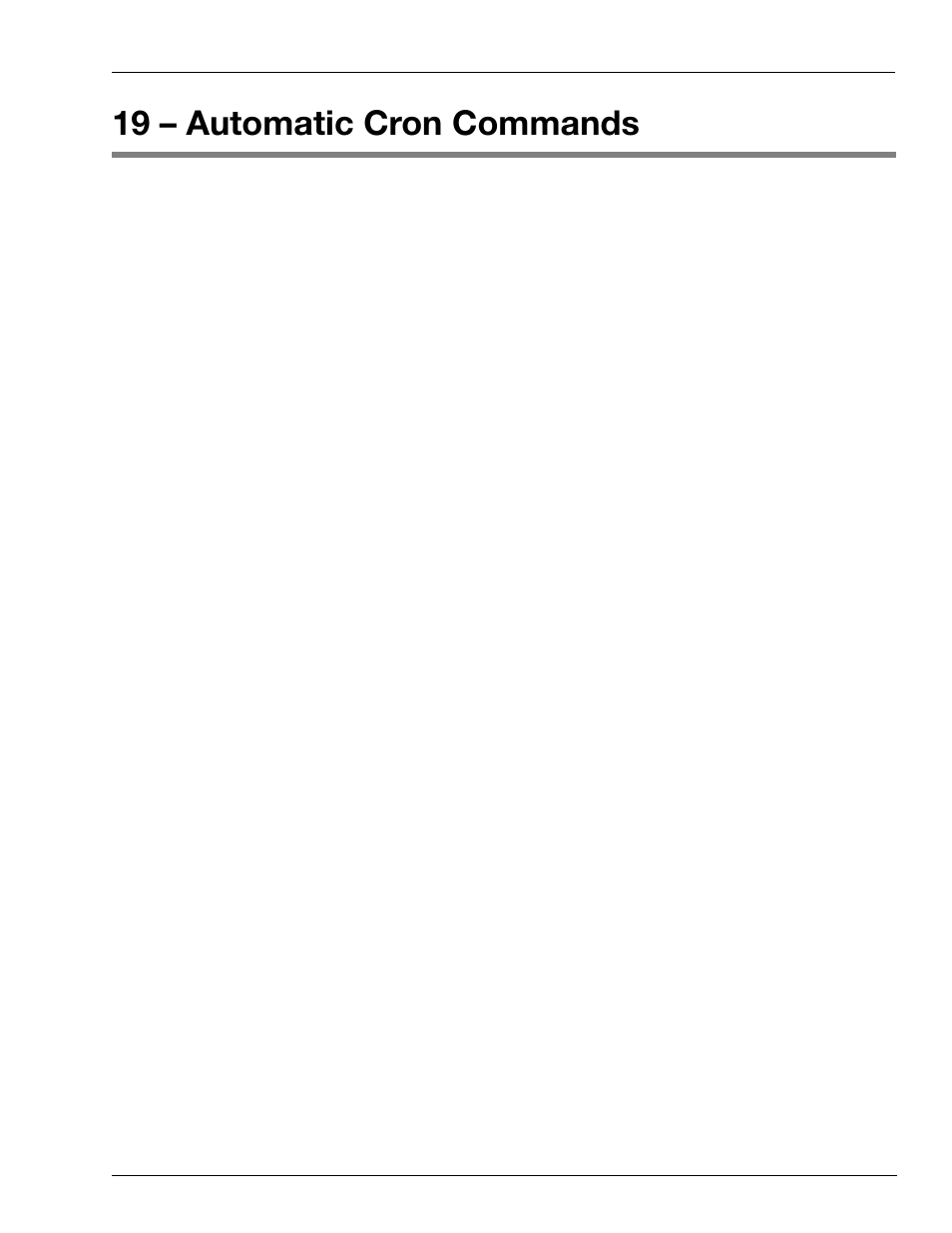19 – automatic cron commands, What conditions can be specified for cron | Gasboy CFN III Mgnr's Mnl V3.4 User Manual | Page 221 / 336