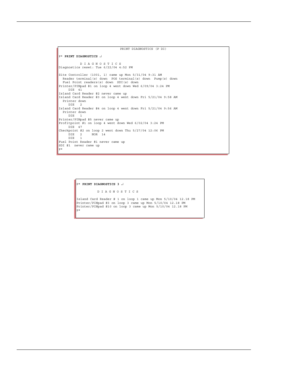 How to reset system diagnostics | Gasboy CFN III Mgnr's Mnl V3.4 User Manual | Page 240 / 336
