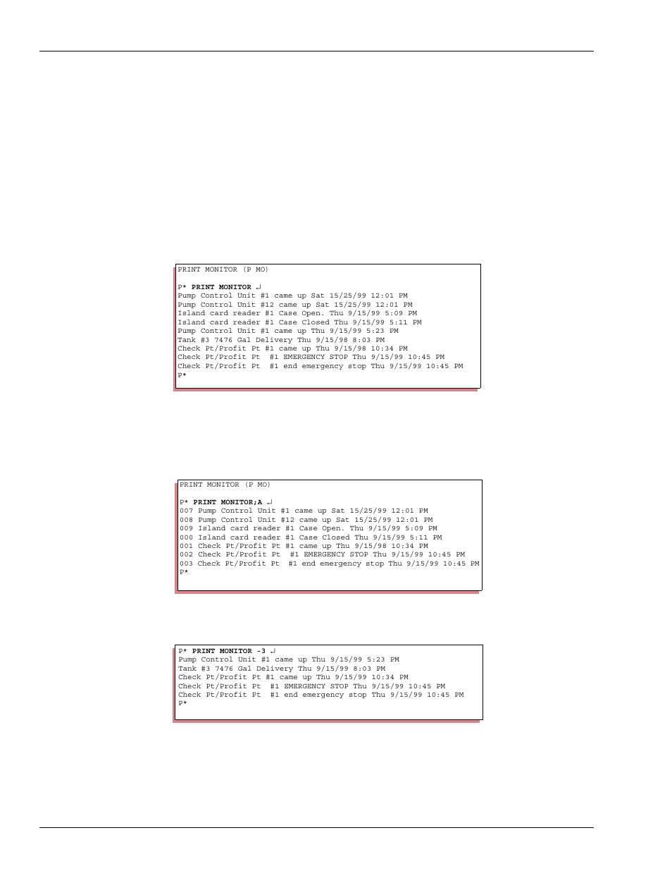 System status, How to print system monitor messages | Gasboy CFN III Mgnr's Mnl V3.4 User Manual | Page 244 / 336
