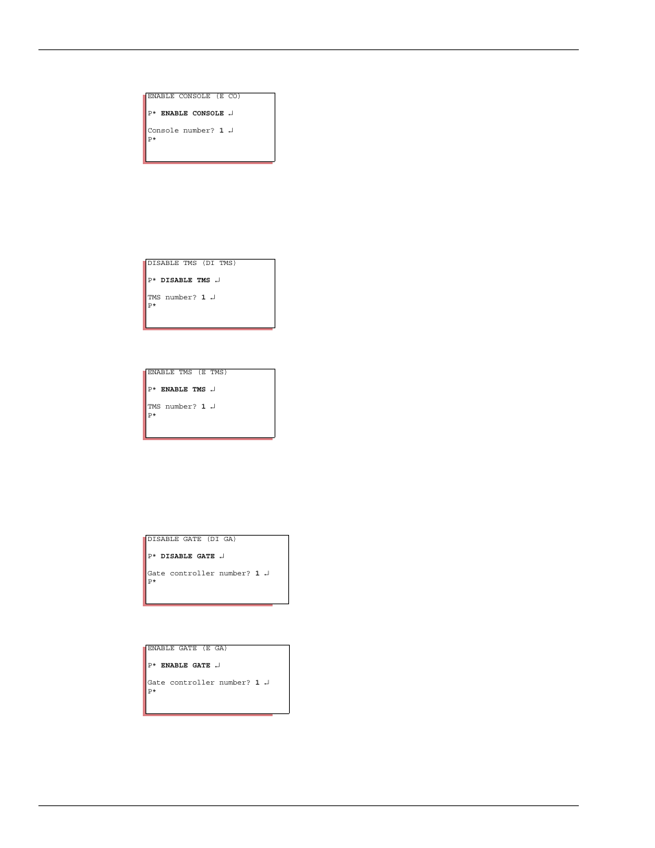 How to disable and enable a tank monitor system, How to disable and enable a gate reader | Gasboy CFN III Mgnr's Mnl V3.4 User Manual | Page 256 / 336