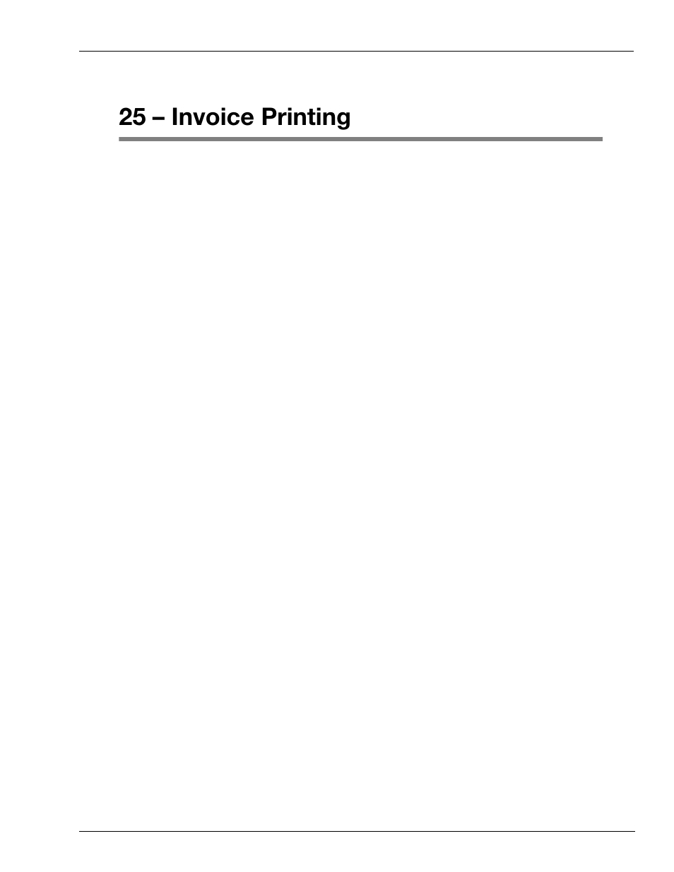25 – invoice printing, Requirements and restrictions, Invoice setup | Gasboy CFN III Mgnr's Mnl V3.4 User Manual | Page 261 / 336