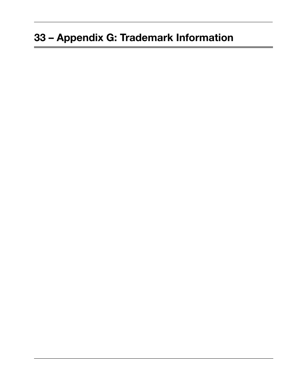 33 – appendix g: trademark information | Gasboy CFN III Mgnr's Mnl V3.4 User Manual | Page 311 / 336