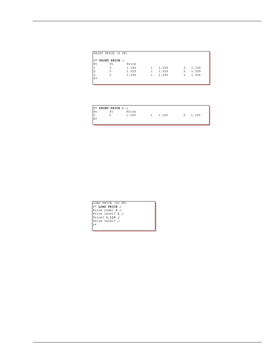How to enter price code levels and prices, How to change price-code prices | Gasboy CFN III Mgnr's Mnl V3.4 User Manual | Page 63 / 336