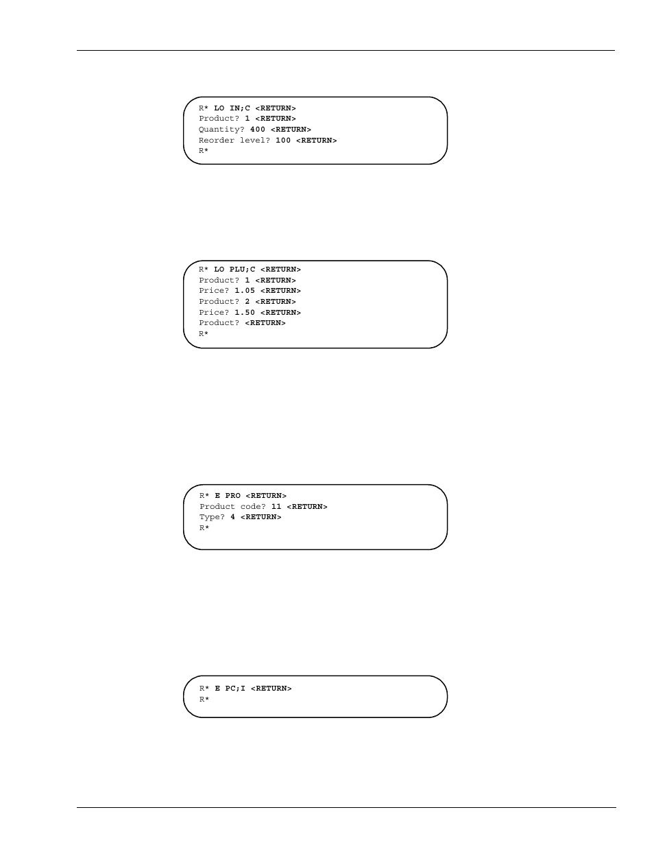 Enable devices, Figure 12-26: example of e pc;i command, Figure | Gasboy Site Controller III Start-Up User Manual | Page 103 / 138