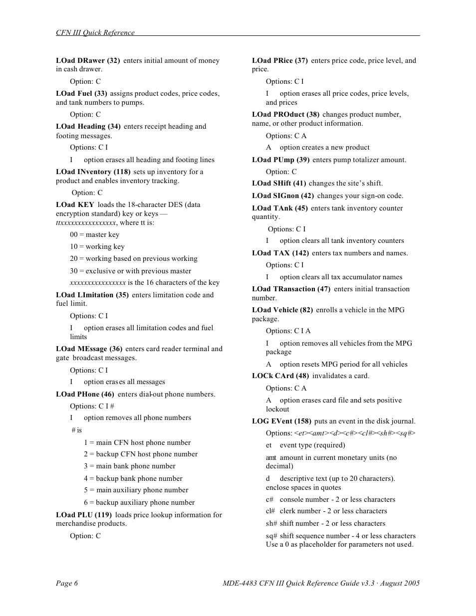 Gasboy CFN III Quick Reference Guide v3.3 User Manual | Page 10 / 64