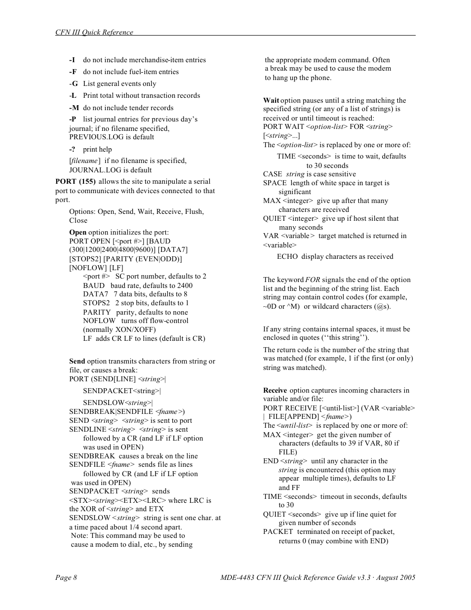 Gasboy CFN III Quick Reference Guide v3.3 User Manual | Page 12 / 64