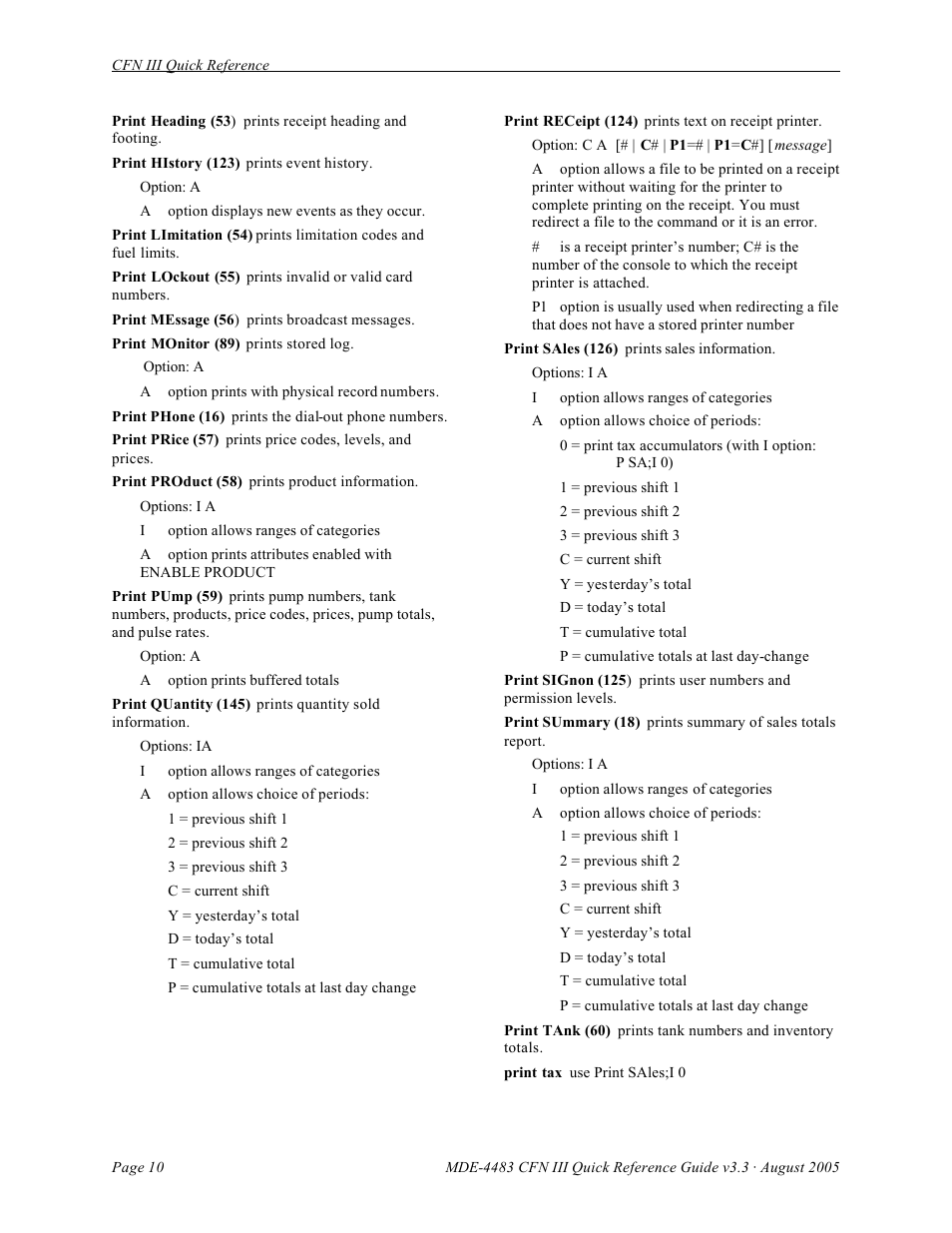 Gasboy CFN III Quick Reference Guide v3.3 User Manual | Page 14 / 64
