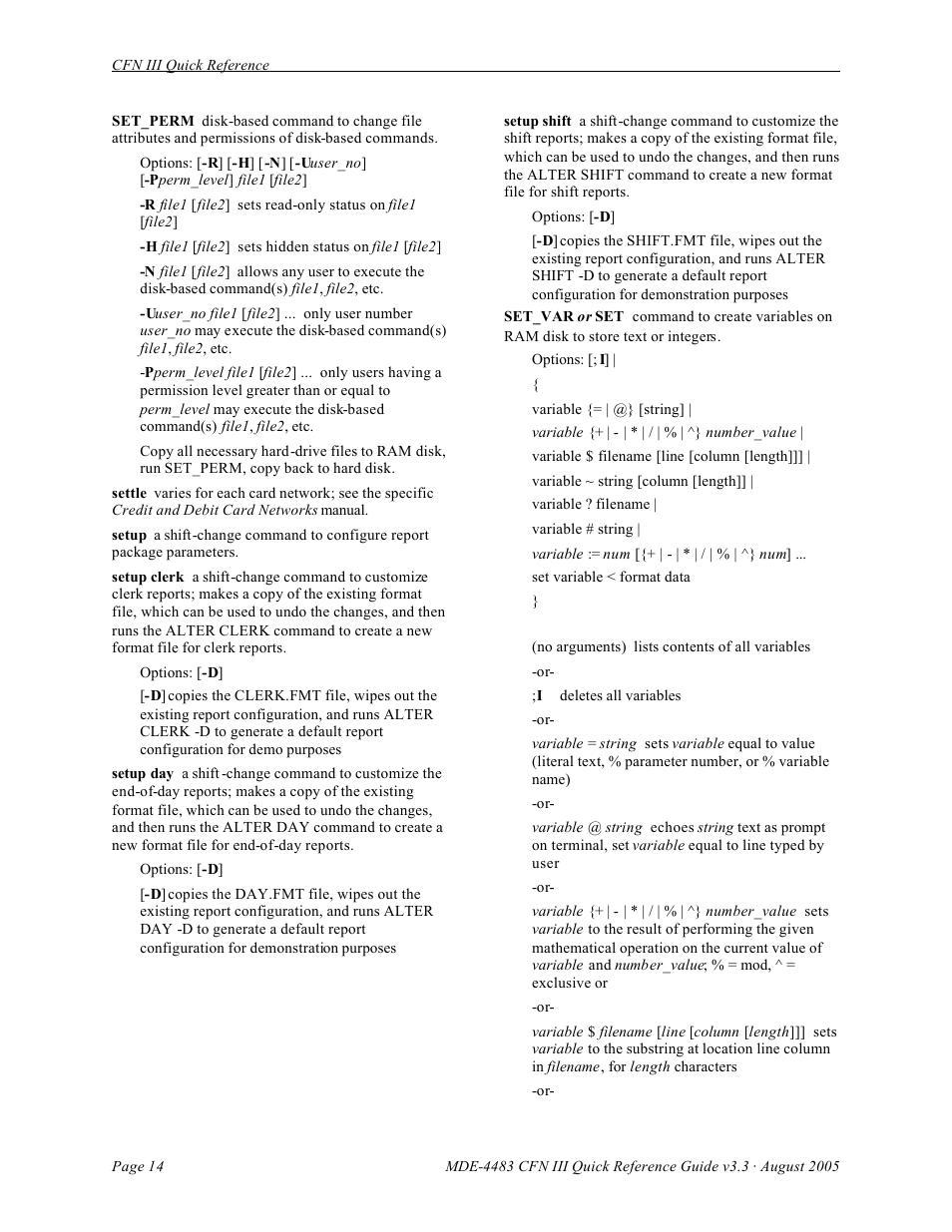 Gasboy CFN III Quick Reference Guide v3.3 User Manual | Page 18 / 64
