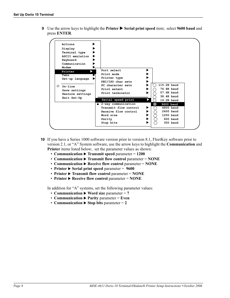Gasboy Dorio 10 User Manual | Page 8 / 12