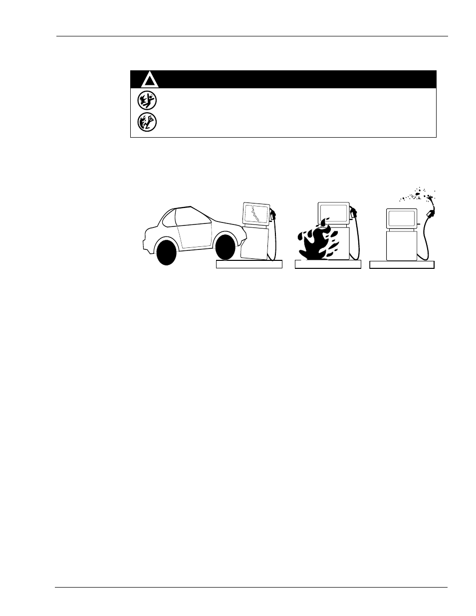 Hazards and actions | Gasboy CFN Series Unitec PC Interface User Manual | Page 9 / 18