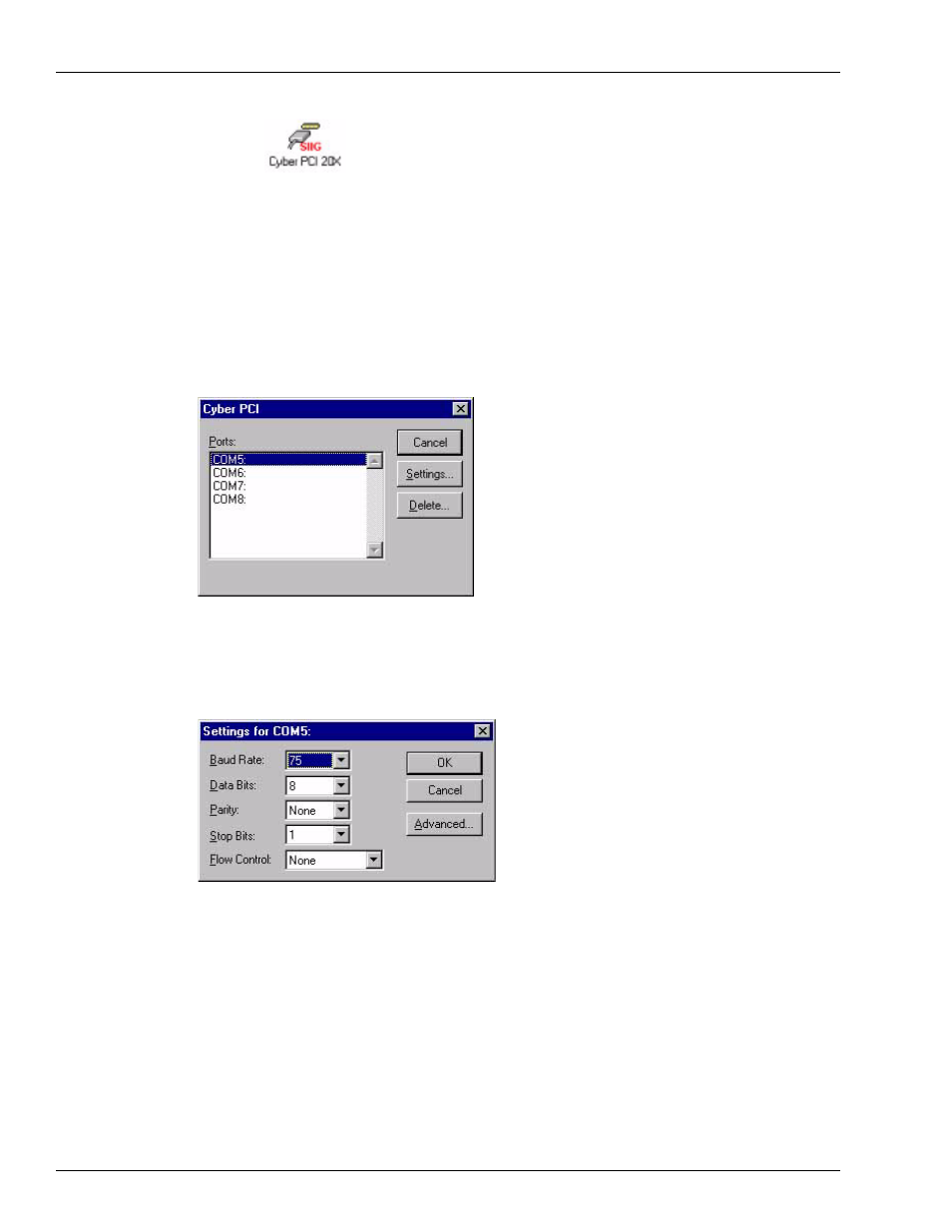 Siig cyber pci 20x, Ollow the steps listed in the section | Gasboy PA03660XXX User Manual | Page 8 / 12