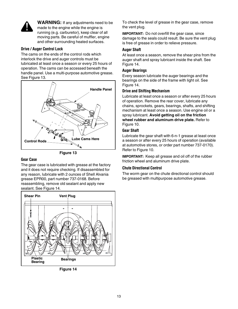 Cub Cadet 730 STE User Manual | Page 13 / 28