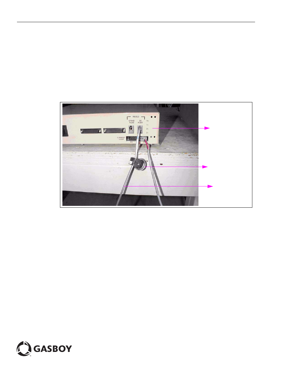 Installation of the ferrite, Figure 1 | Gasboy Current Loop Driver Ferrite User Manual | Page 4 / 4